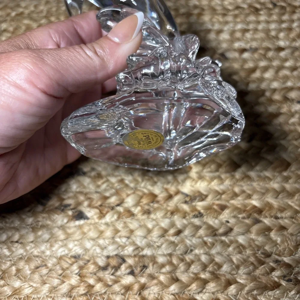 Princess House Wonders of the Wild Dolphin 24% Lead Crystal Figurine 5 1/2